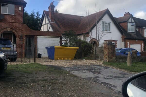 Residential skip hire in New Hythe, UK